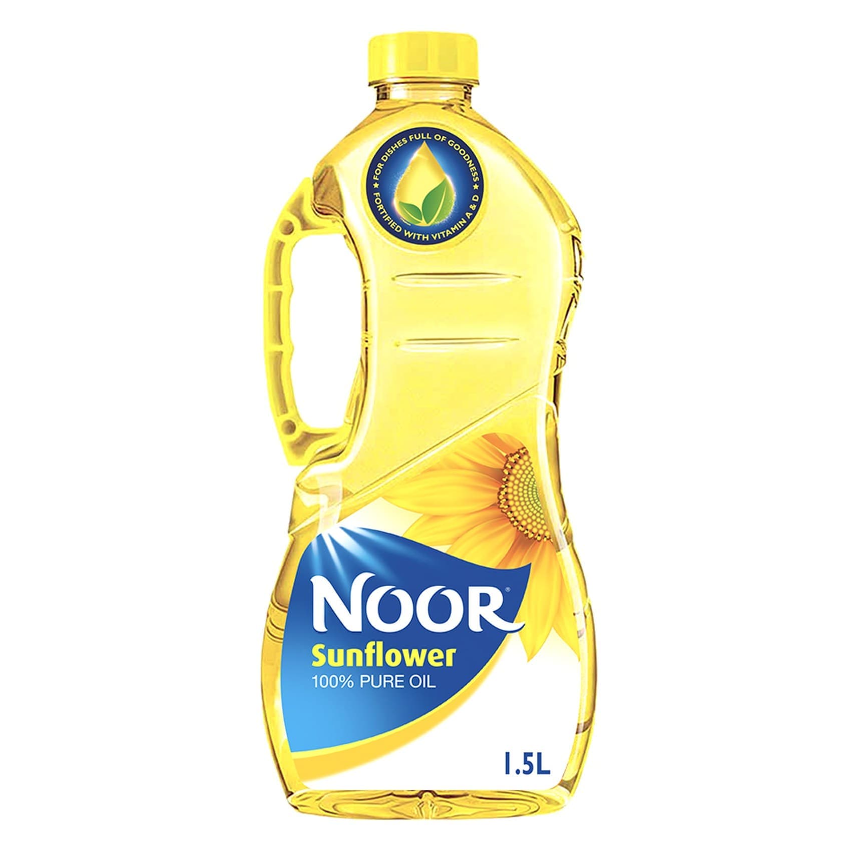 نور زيت دوار الشمس النقي 1.5 لتر