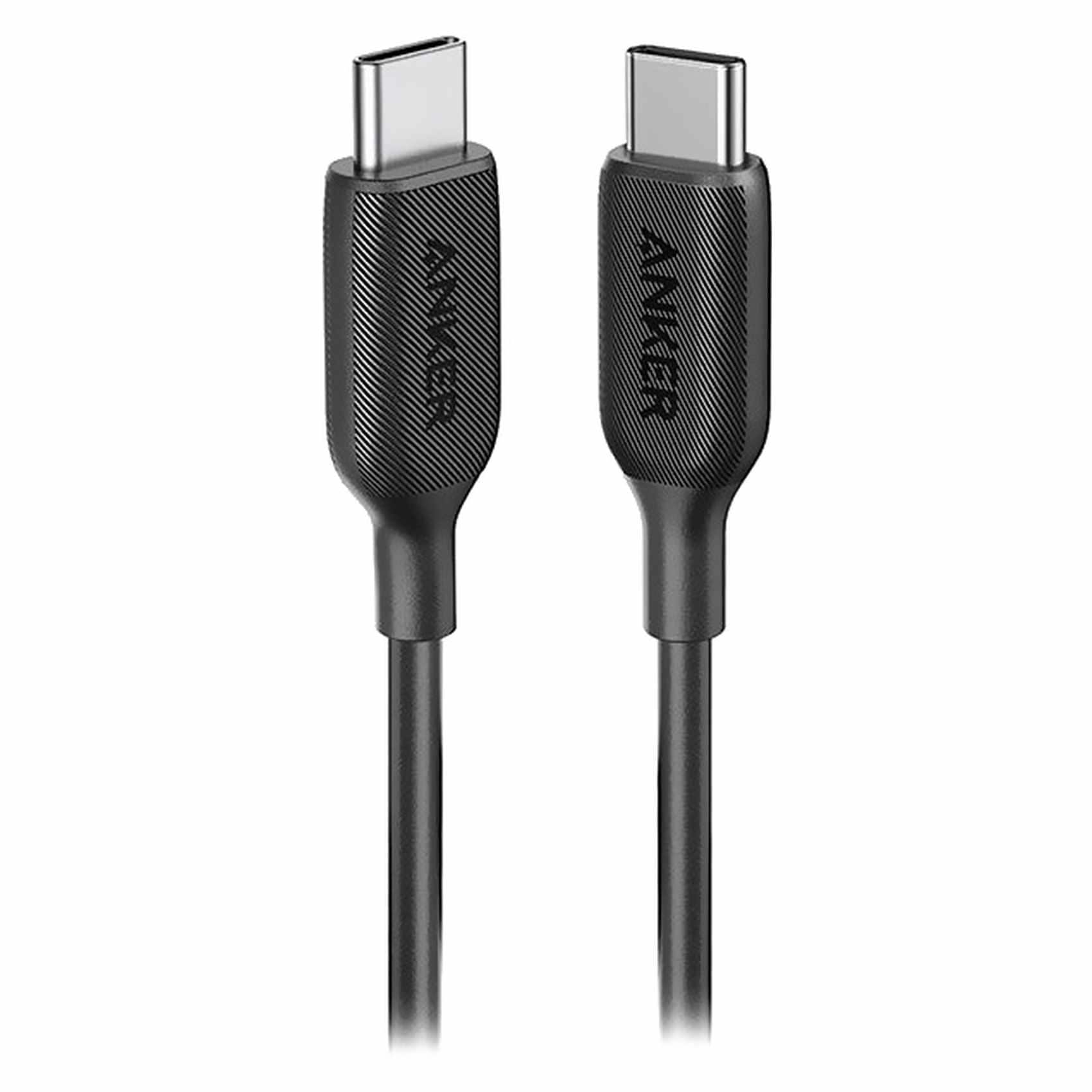 كابل أنكر باور لاين III USB-C إلى USB-C 60 واط 3 قدم أسود