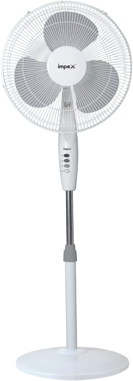 مروحة إمبكس عمودية 16 بوصة PF-7501 55 واط أبيض