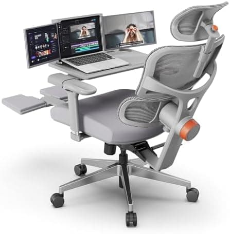 DROGO Ergonomic High-Back Executive Office Chair (Grey)