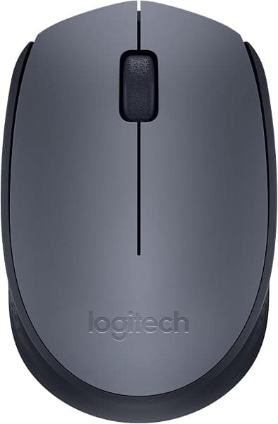 Logitech M170 Wireless Mouse (Grey/Black)
