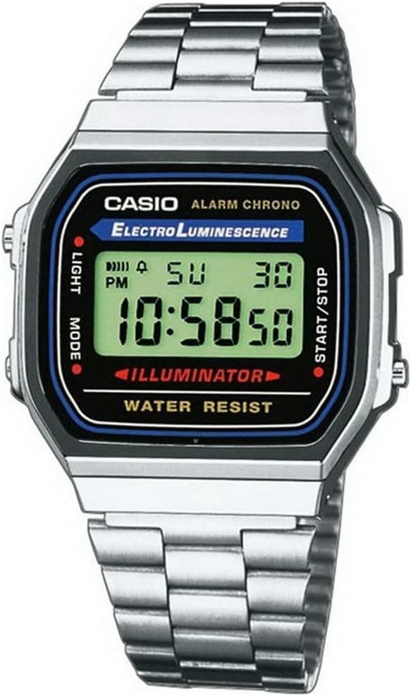 Casio A168WA-1 Illuminator Digital Watch