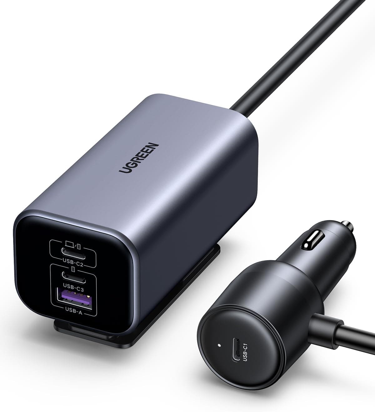 UGREEN 150W 4-Port GaN Car Charger