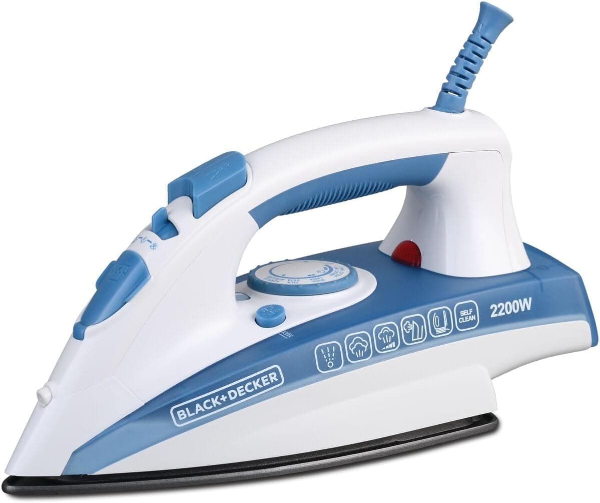بلاك+ديكر مكواة بخار 2000 واط X2000-B5
