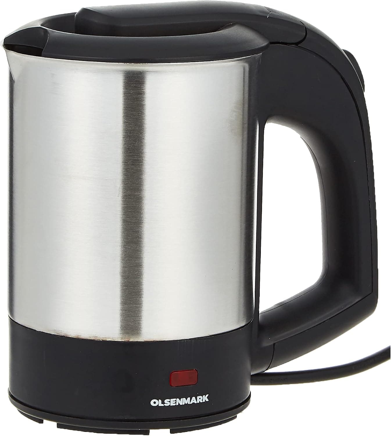 Olsenmark Electric Stainless Steel Kettle 0.5L, 1100W, Auto Shut-Off, Boil-Dry Protection