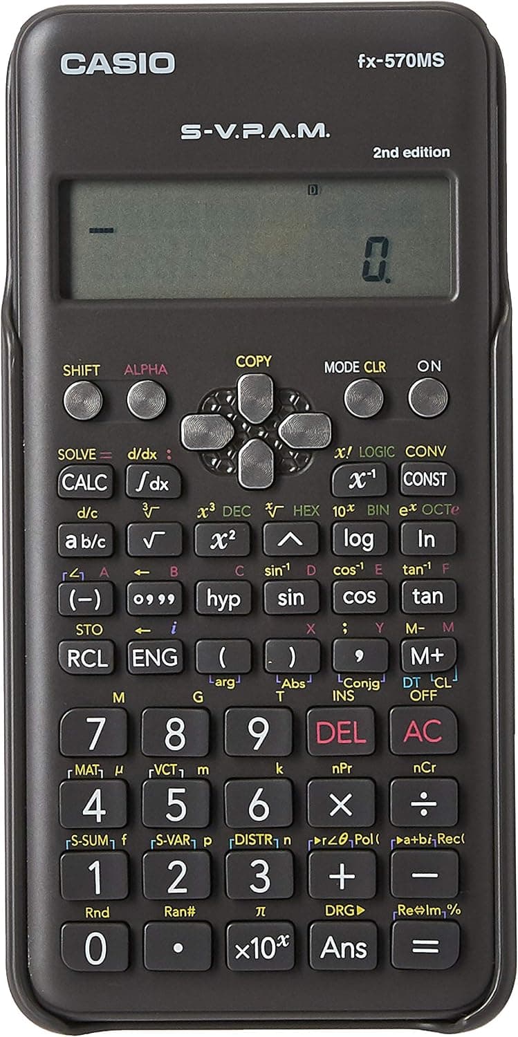 آلة حاسبة علمية كاسيو FX-570MS الإصدار الثاني