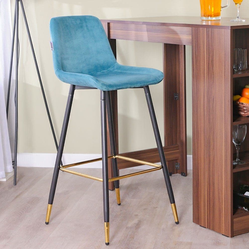 Kween Bar Stool (Teal/Black)