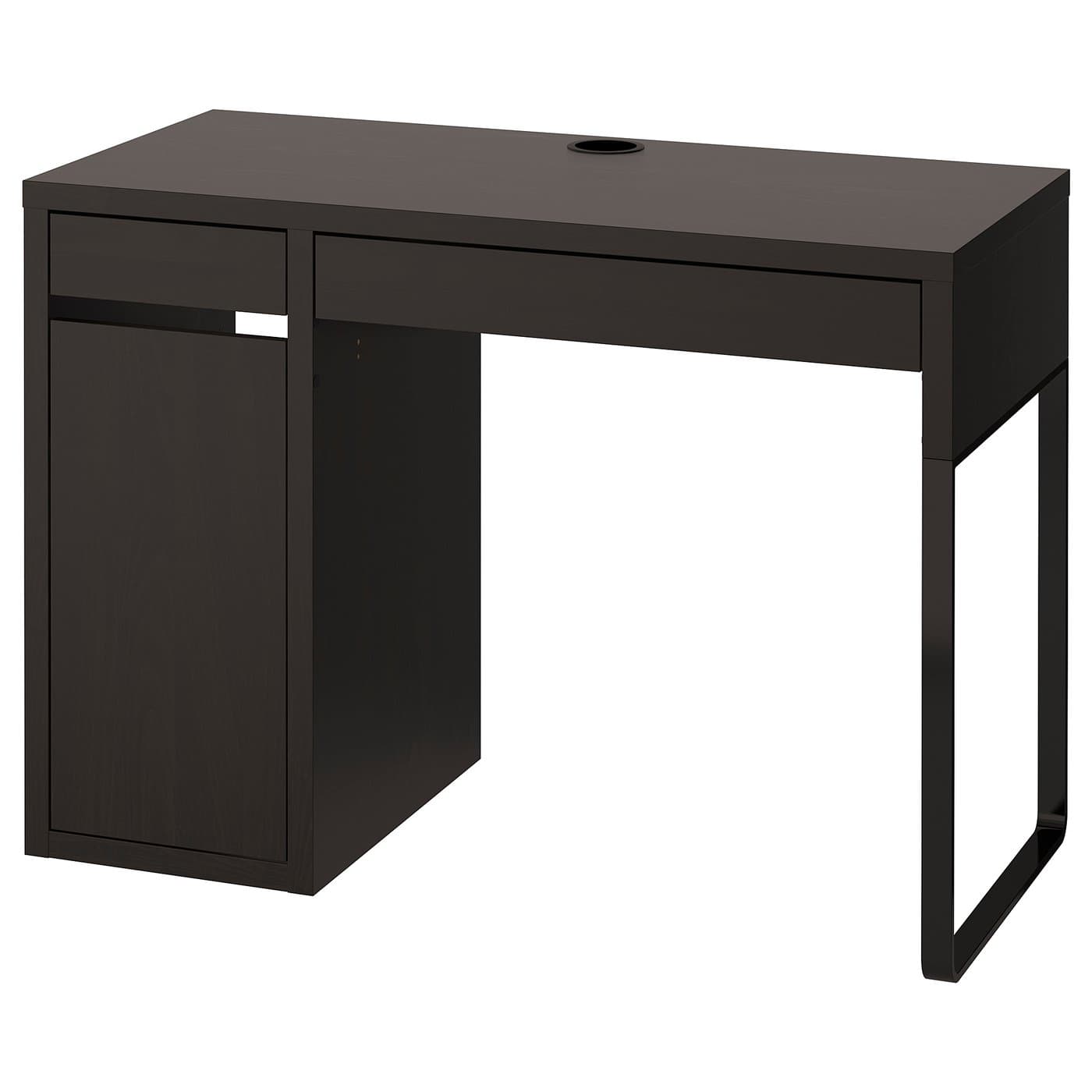 مكتب IKEA MICKE بني-أسود 105×50 سم للدراسة والمكتب المنزلي